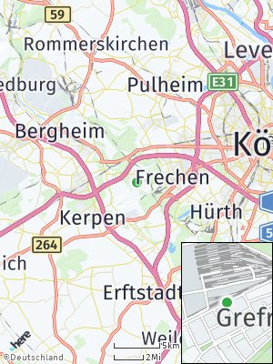 Here Map of Grefrath bei Horrem