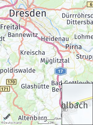 Here Map of Müglitztal