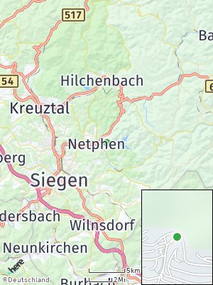 Here Map of Eschenbach bei Netphen
