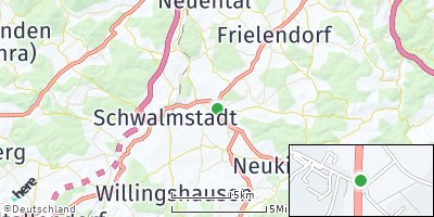 Google Map of Niedergrenzebach