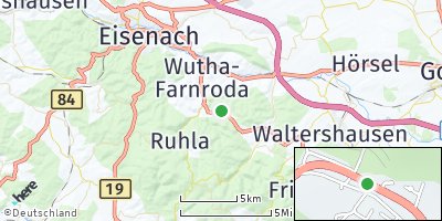 Google Map of Seebach bei Eisenach