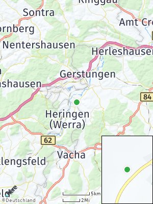 Here Map of Dippach bei Berka