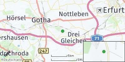 Google Map of Seebergen bei Gotha