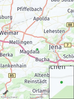 Here Map of Döbritschen bei Weimar