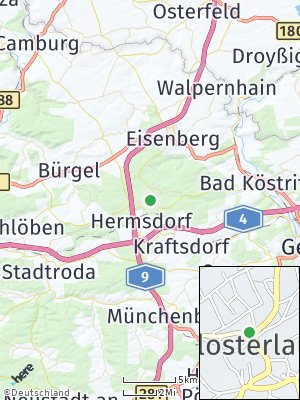 Here Map of Bad Klosterlausnitz