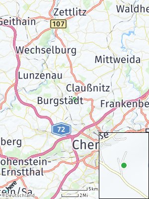 Here Map of Taura bei Burgstädt