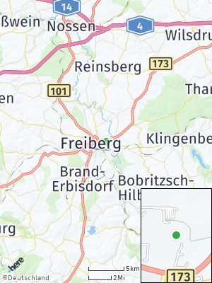 Here Map of Freiberg