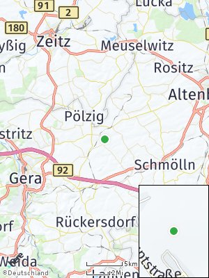 Here Map of Reichstädt bei Gera