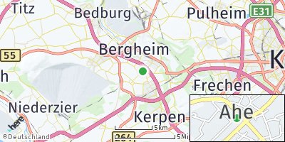Google Map of Ahe bei Horrem