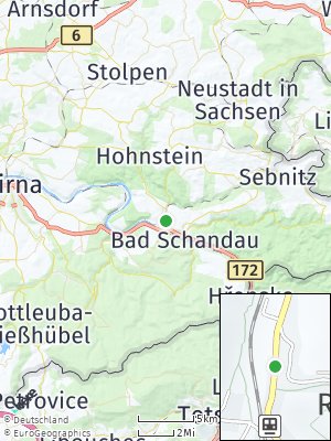 Here Map of Rathmannsdorf bei Pirna