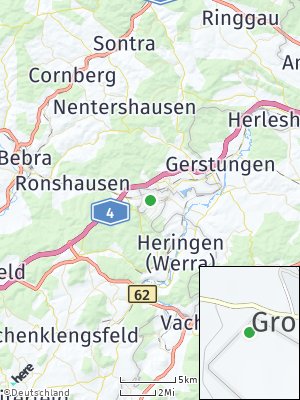 Here Map of Großensee bei Eisenach
