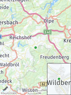 Here Map of Wildberg bei Waldbröl