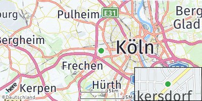 Google Map of Müngersdorf