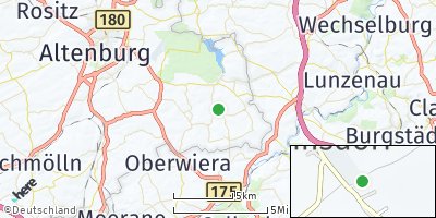 Google Map of Frohnsdorf bei Altenburg