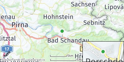 Google Map of Porschdorf