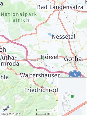 Here Map of Teutleben bei Gotha