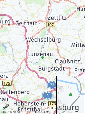 Here Map of Lunzenau