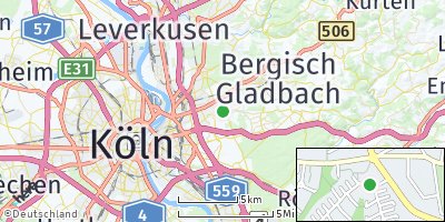 Google Map of Dellbrück
