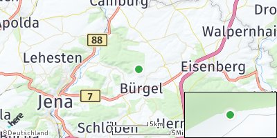 Google Map of Poxdorf bei Eisenberg