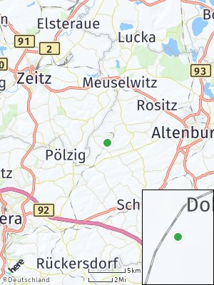 Here Map of Naundorf bei Altenburg