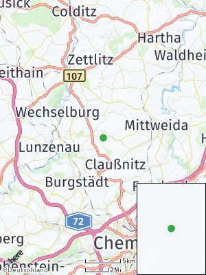 Here Map of Königshain-Wiederau