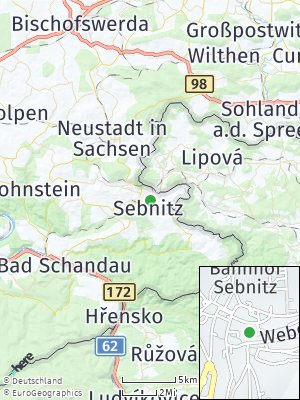 Here Map of Sebnitz