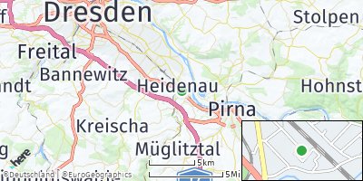 Google Map of Heidenau