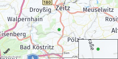 Google Map of Schellbach bei Zeitz
