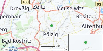 Google Map of Wittgendorf bei Zeitz