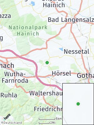 Here Map of Weingarten bei Gotha