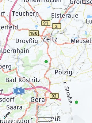 Here Map of Schellbach bei Zeitz