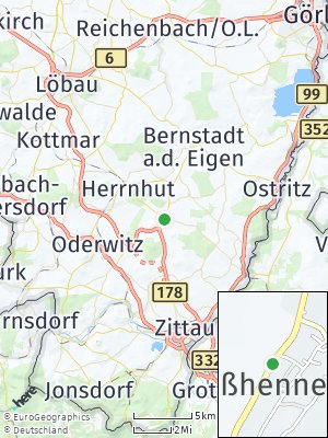Here Map of Großhennersdorf