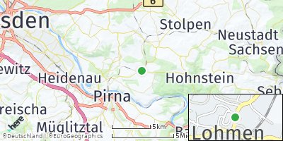 Google Map of Lohmen