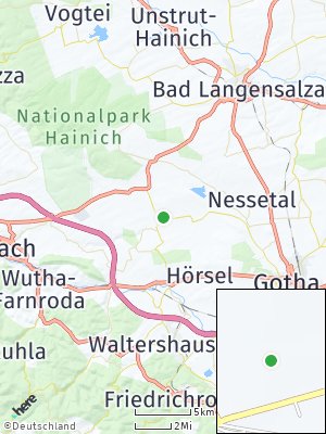 Here Map of Friedrichswerth bei Gotha