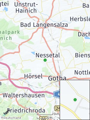 Here Map of Goldbach bei Gotha