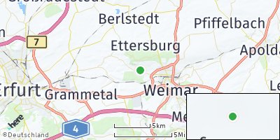 Google Map of Daasdorf am Berge