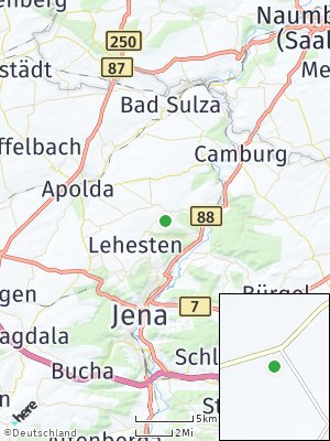 Here Map of Hainichen bei Jena