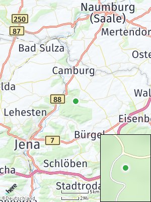 Here Map of Tautenburg