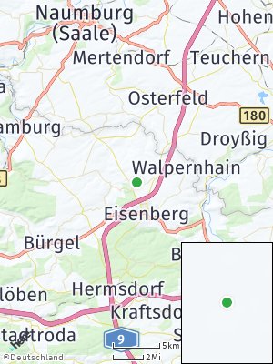 Here Map of Gösen bei Eisenberg