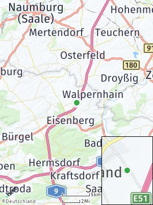Here Map of Heideland bei Eisenberg