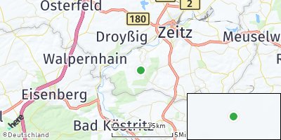 Google Map of Breitenbach bei Zeitz