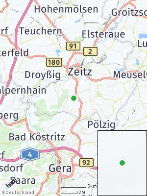 Here Map of Droßdorf bei Zeitz