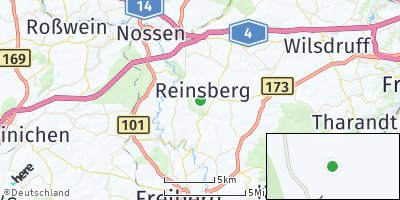 Google Map of Reinsberg bei Freiberg