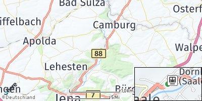 Google Map of Dorndorf-Steudnitz