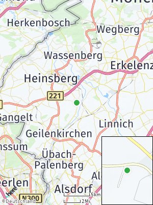 Here Map of Randerath / Uetterath