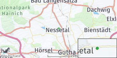 Google Map of Hochheim bei Gotha