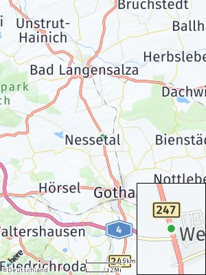 Here Map of Westhausen bei Gotha