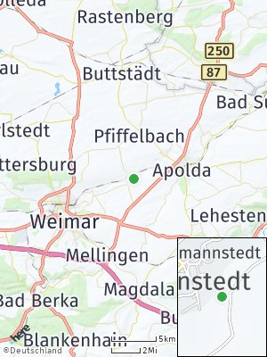 Here Map of Oßmannstedt
