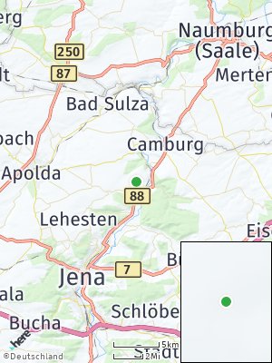 Here Map of Dornburg / Saale