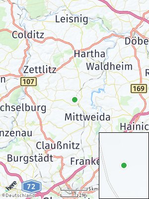 Here Map of Erlau bei Rochlitz